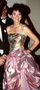 Angela D'Audney wearing Tim Allan