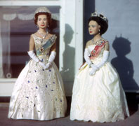 Tim Allan's model of Princess Margaret and The Duchess of Kent